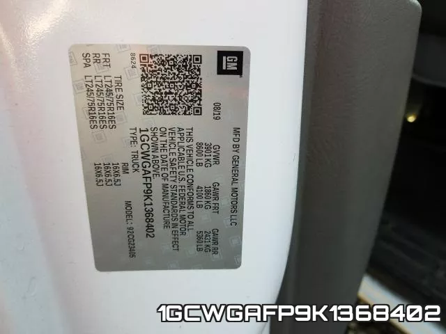 1GCWGAFP9K1368402 фото 2