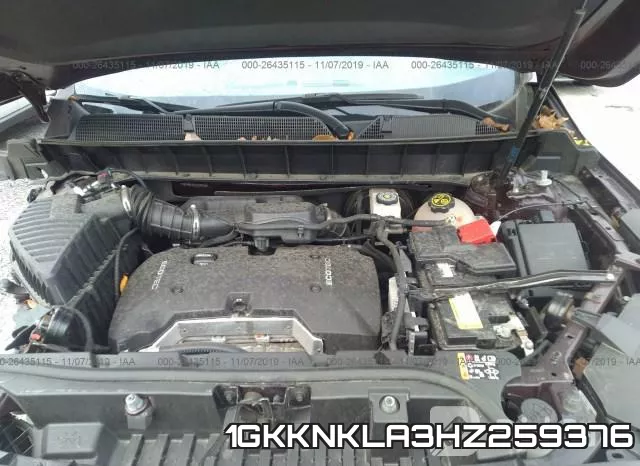 1GKKNKLA3HZ259376 фото 2