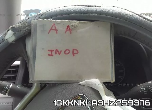 1GKKNKLA3HZ259376 фото 8