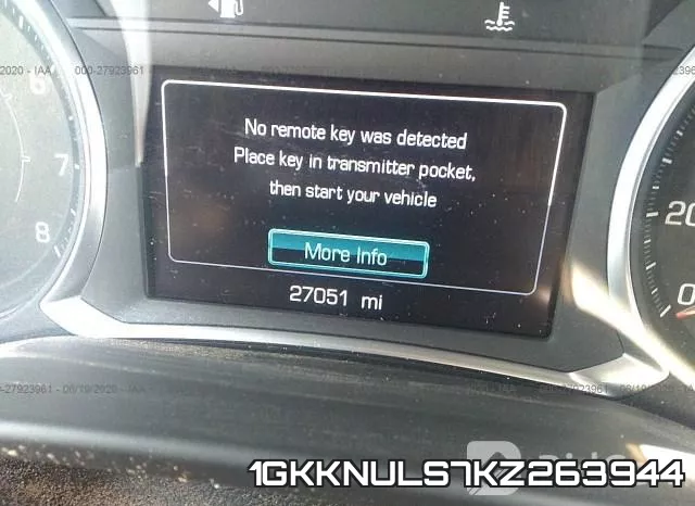 1GKKNULS7KZ263944 фото 8