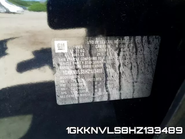 1GKKNVLS8HZ133489 фото 2