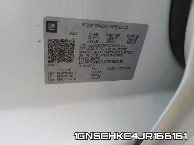 1GNSCHKC4JR166161 фото 2