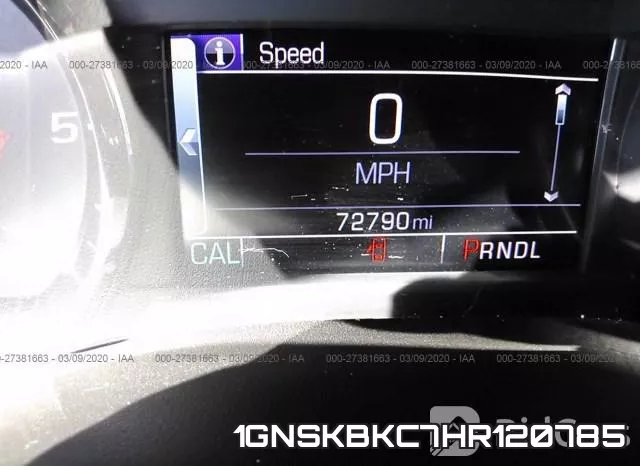 1GNSKBKC7HR120785 фото 8