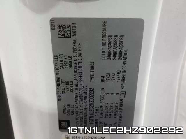 1GTN1LEC2HZ902292 фото 2