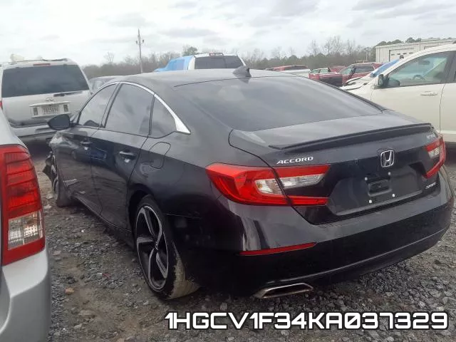 1HGCV1F34KA037329 фото 4