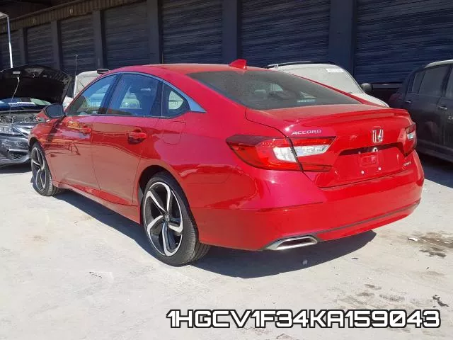 1HGCV1F34KA159043 фото 4