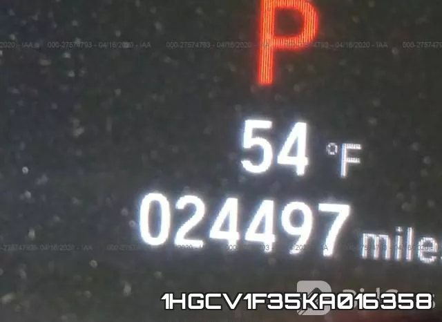 1HGCV1F35KA016358 фото 8