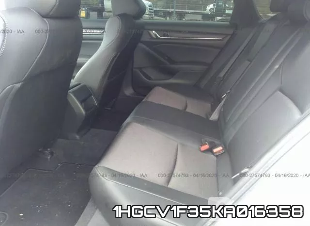 1HGCV1F35KA016358 фото 9