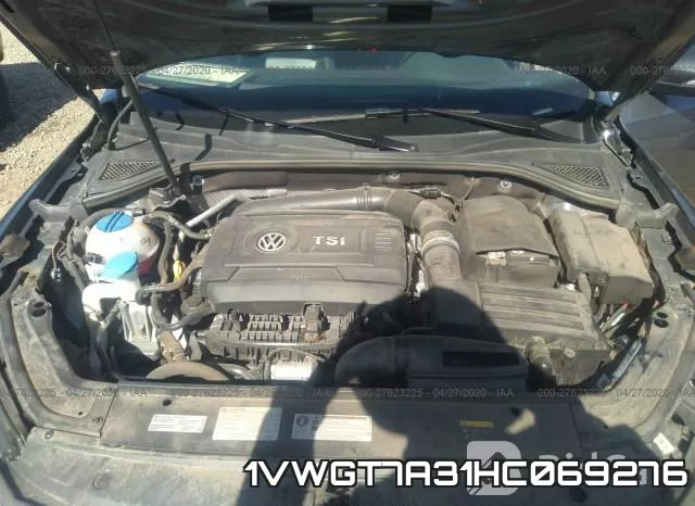 1VWGT7A31HC069276 фото 2
