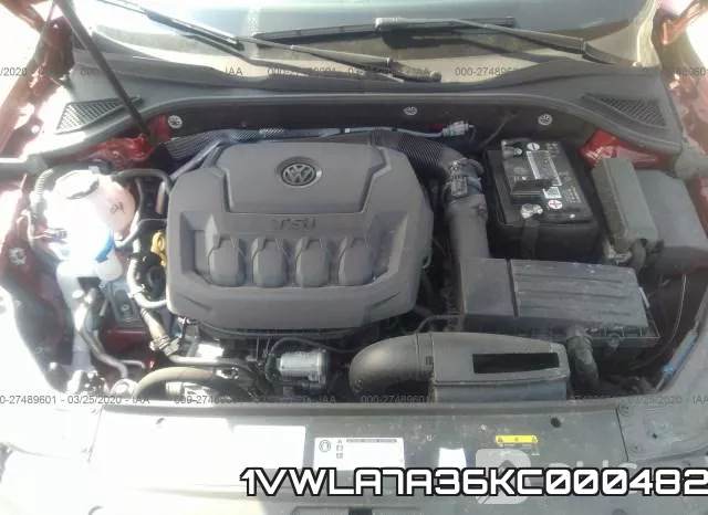 1VWLA7A36KC000482 фото 2