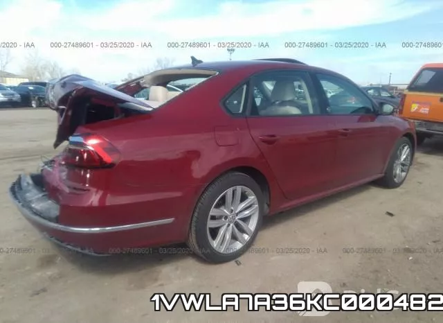 1VWLA7A36KC000482 фото 5