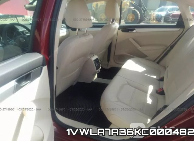 1VWLA7A36KC000482 фото 9