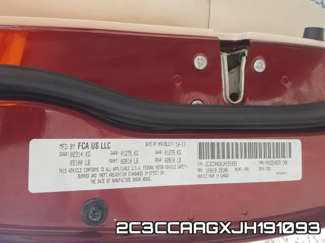 2C3CCAAGXJH191093 фото 2