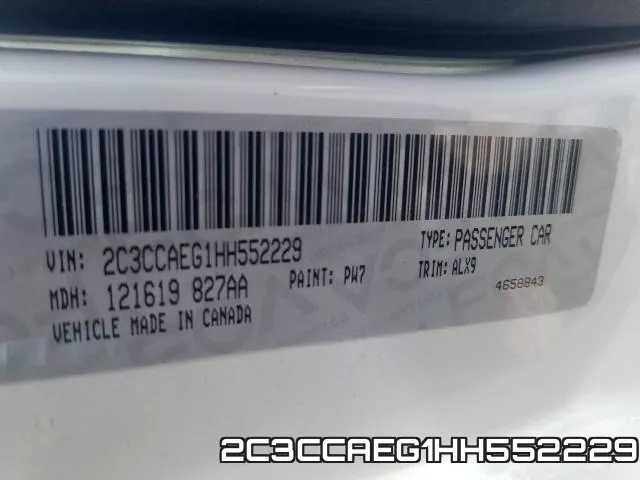 2C3CCAEG1HH552229 фото 2
