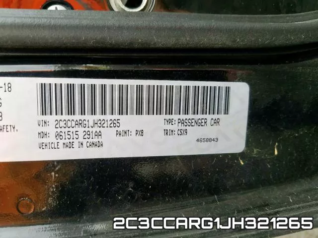 2C3CCARG1JH321265 фото 2
