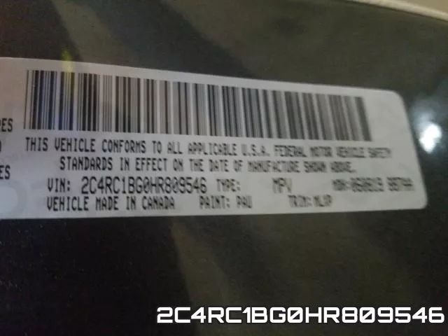2C4RC1BG0HR809546 фото 2