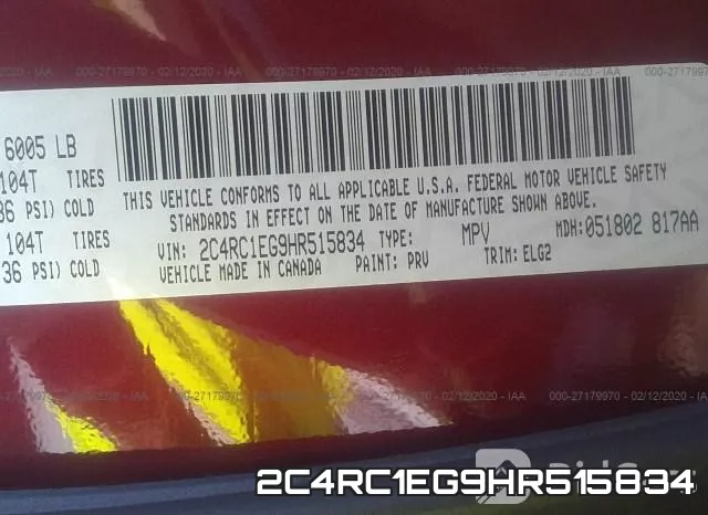2C4RC1EG9HR515834 фото 10