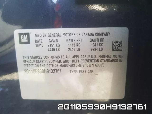 2G1105S30H9132761 фото 2