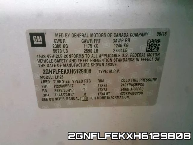 2GNFLFEKXH6129808 фото 2