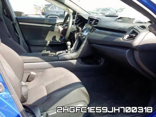 2HGFC1E59JH700318 фото 6