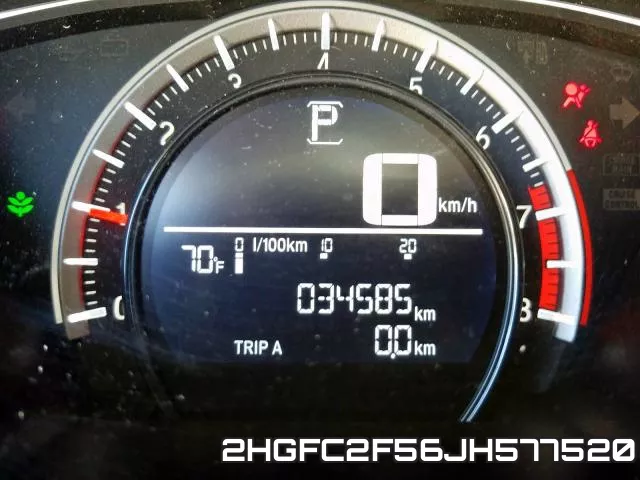 2HGFC2F56JH577520 фото 9