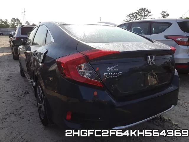 2HGFC2F64KH564369 фото 4