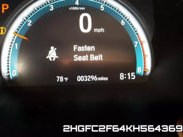 2HGFC2F64KH564369 фото 9