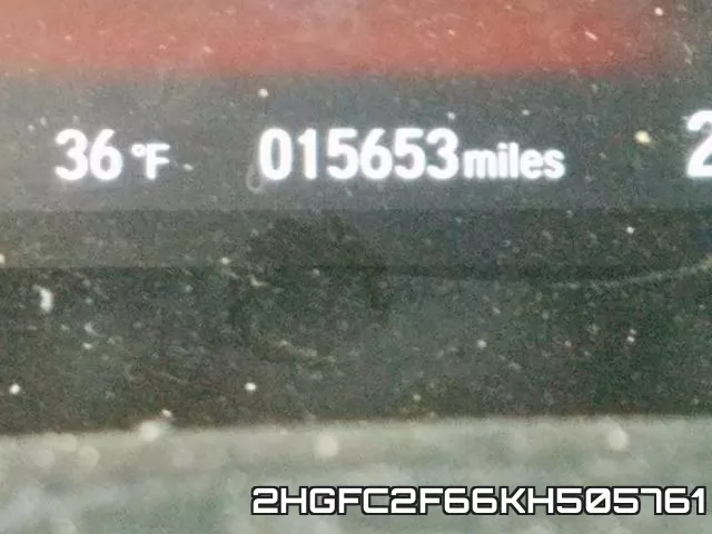 2HGFC2F66KH505761 фото 9