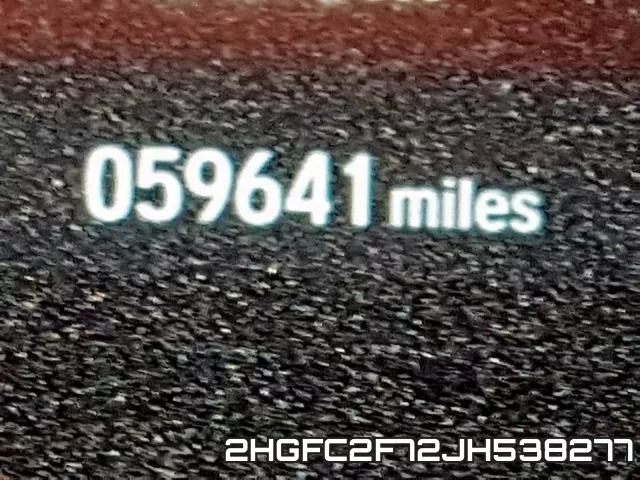 2HGFC2F72JH538277 фото 9