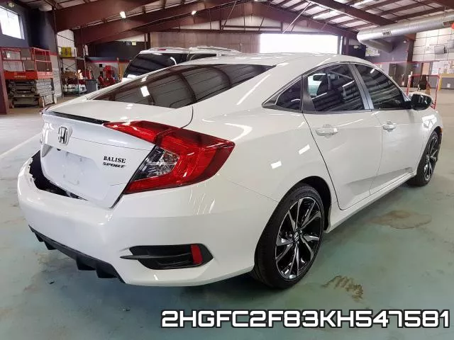 2HGFC2F83KH547581 фото 5