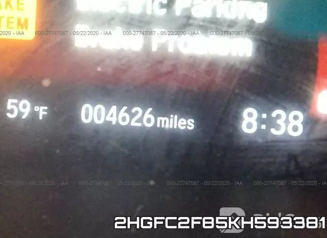 2HGFC2F85KH593381 фото 8