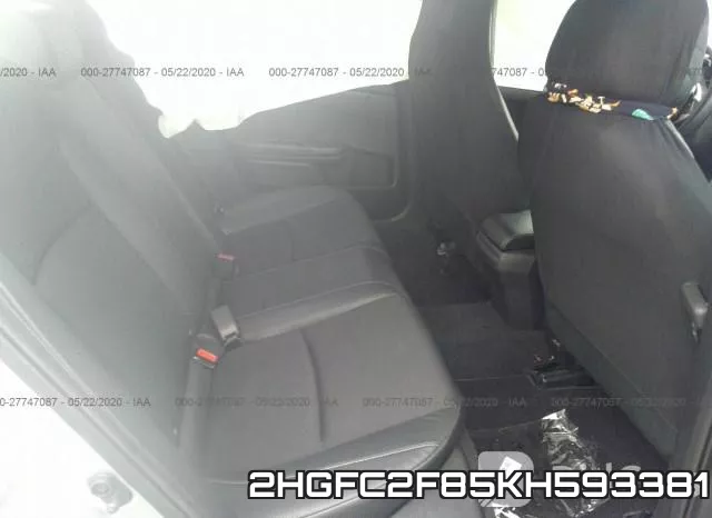 2HGFC2F85KH593381 фото 9