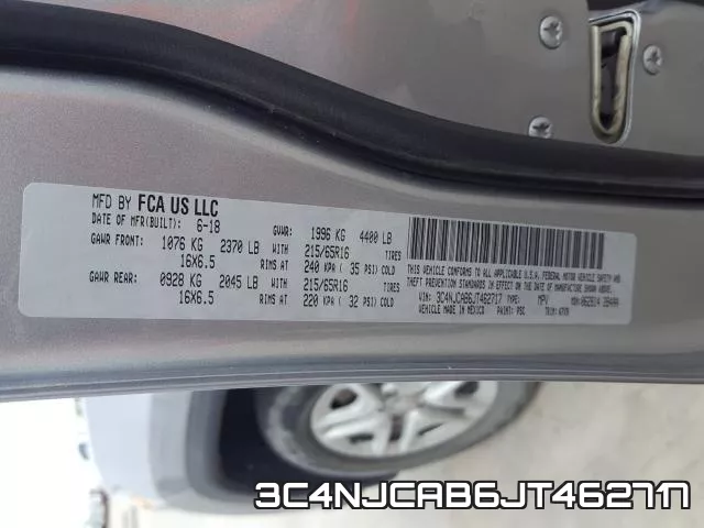 3C4NJCAB6JT462717 фото 2