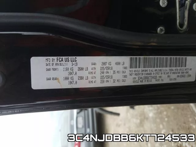 3C4NJDBB6KT724533 фото 2