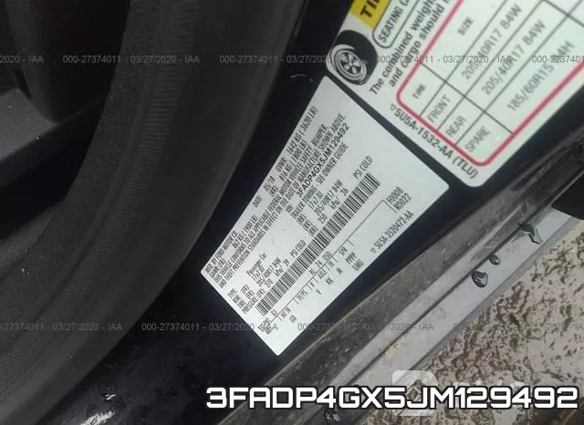 3FADP4GX5JM129492 фото 10