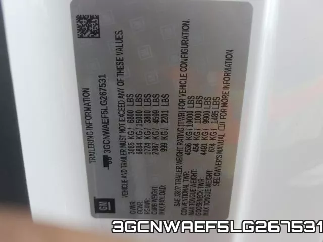 3GCNWAEF5LG267531 фото 2