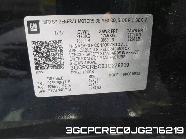 3GCPCREC0JG276219 фото 2