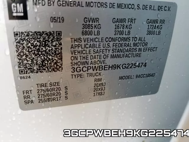 3GCPWBEH9KG225474 фото 2