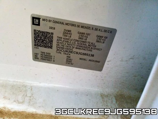 3GCUKREC9JG595138 фото 2