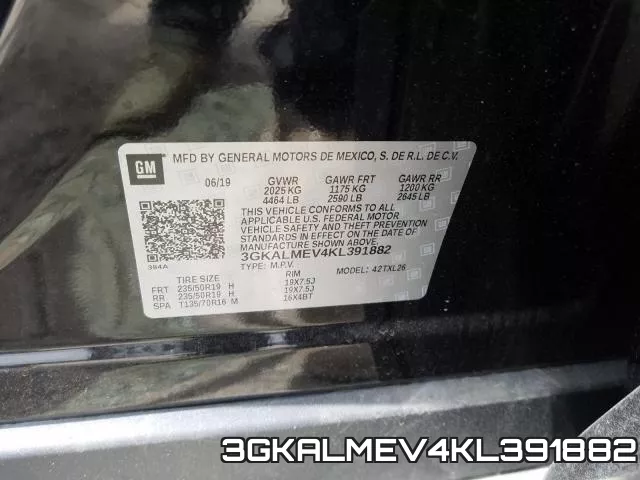 3GKALMEV4KL391882 фото 2