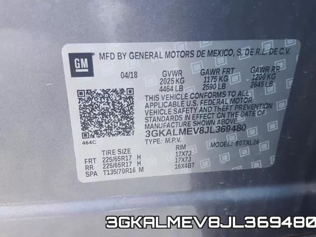 3GKALMEV8JL369480 фото 2