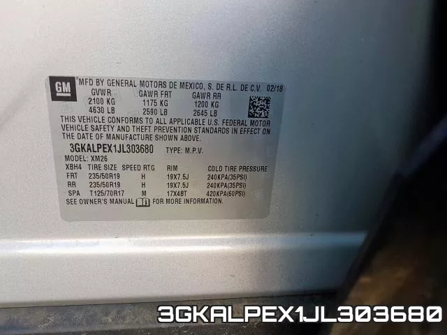 3GKALPEX1JL303680 фото 2