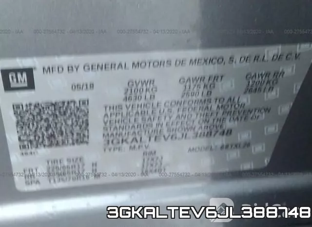 3GKALTEV6JL388748 фото 10