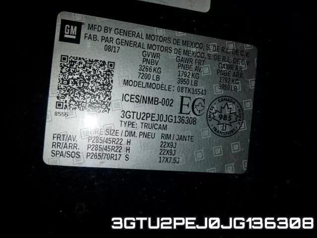 3GTU2PEJ0JG136308 фото 2