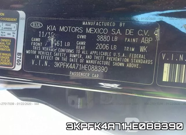 3KPFK4A71HE088390 фото 10