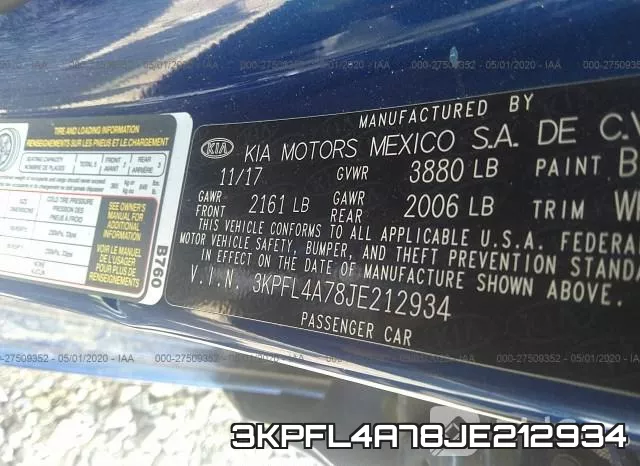 3KPFL4A78JE212934 фото 10