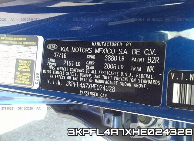 3KPFL4A7XHE024328 фото 10