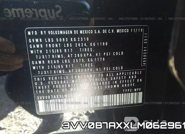 3VV0B7AXXLM062961 фото 10