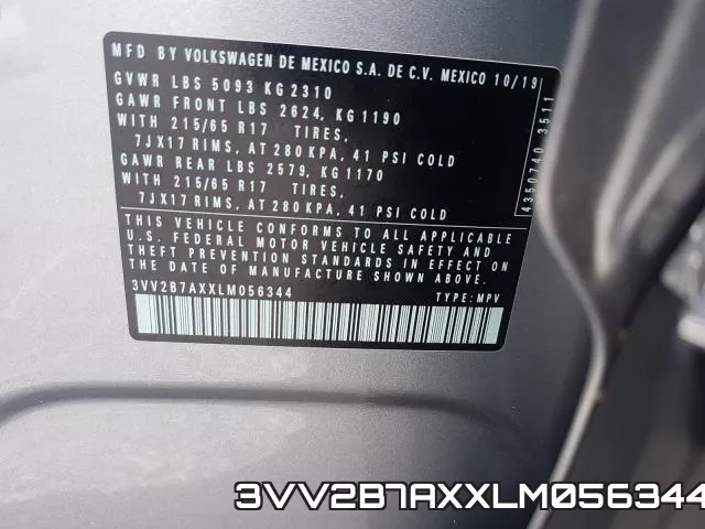 3VV2B7AXXLM056344 фото 2