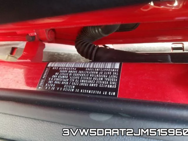 3VW5DAAT2JM515960 фото 2